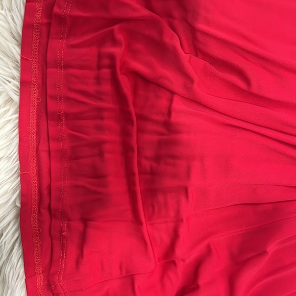 ABS Allen Schwartz Cold Shoulder Double V Gown - Picture 5 of 7